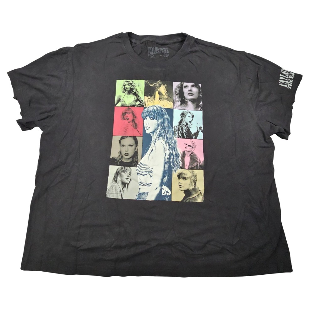 Official Taylor Swift Eras Tour 2023 T-Shirt 3XL Black Concert Merch Cities Back